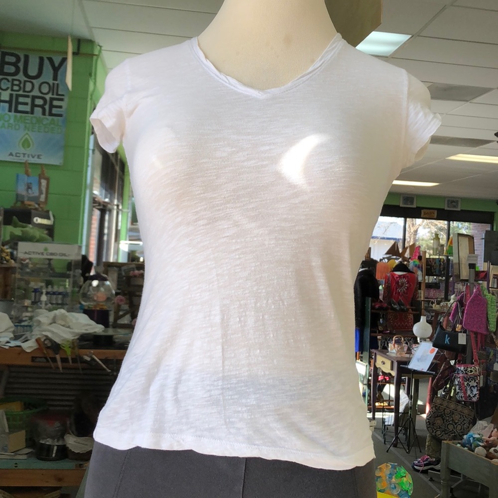 White, semisheer, SO t-shirt